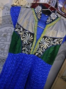 Blue Ethnic Gown