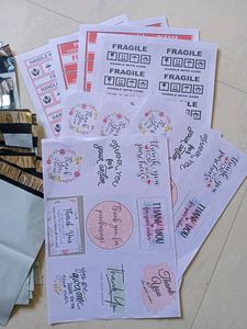 40+9+18+9 Sticky Labels,Bags, Notes