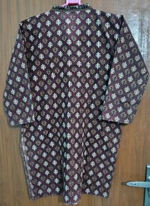 Brown Printed Kurti