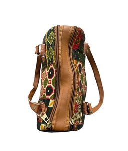 Patchwork Handbag with Handles