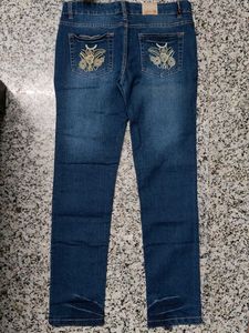 Dark Blue Denim Jeans