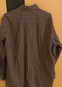 Striped Button-Down Shirt