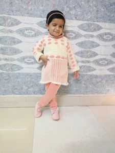 Woolen Baby Girl Clothing Set