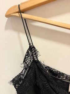 Black Lace Trim Cami