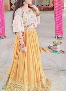 Crop Top, Lehenga And Dupatta