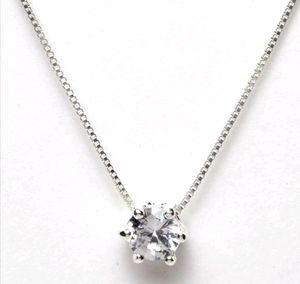 9 To 5 Silver Pendant With Diamond