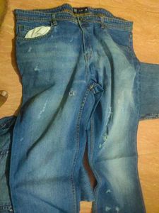 38 Inch Dnmx Blue Riped Denim Slightly Used