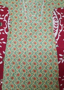 Floral Print Kurta