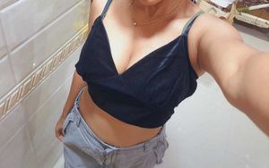 Cute Black Crop Top