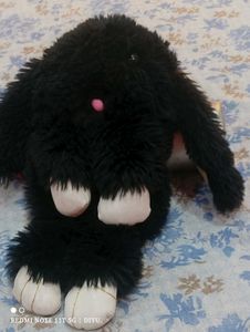 Cute Black Bunny Plush
