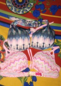 Patterned Bikini Top