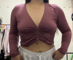 (SALE₹400)Long Sleeve, Length Adjustable Top