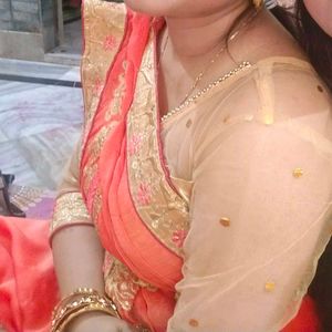 Beautiful Saree With Dora Work