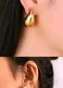 Trending Tear Drop Earrings Golden And Silver