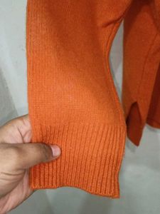 Rust Orange Sweater