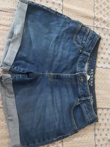 denim shorts