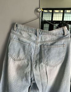 Ripped Wide Leg Jeans