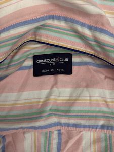 Striped Crimsonoune Club Shirt