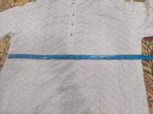 Chicken Work Kurta For Men