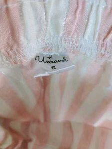 Pink White Palazzo Pants
