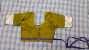 Elegant White And Green Color Silver Zari Saree