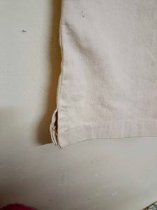 Beige Color Straight Jeans