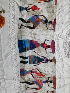 Ethnic Print White Top