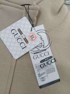 Gucci Beige Logo Pullover - Size XL