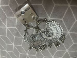 Silver Fashion Earrings