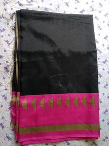 Black & Pink Saree Formals and festive wear