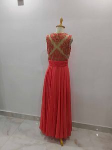 Elegant Coral Formal Gown