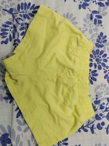 Cute Yellow Toddler Shorts