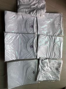 New 7 GMP Dot Knit Tshirt White Combo