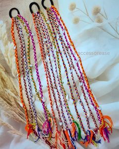 Navratri Braided Hair Ties