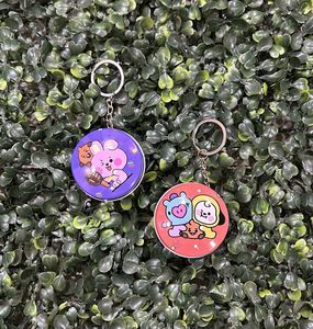 BTS tin Box Keychain