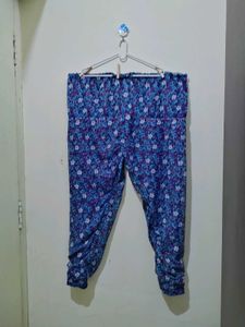 Floral Print Anarkali Kurta Pyjama Dupatta Set
