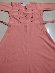 Girls Peach Dress