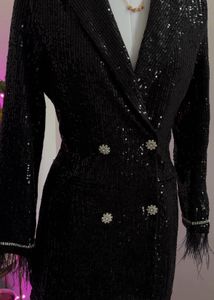 Sequin Blazer Dress