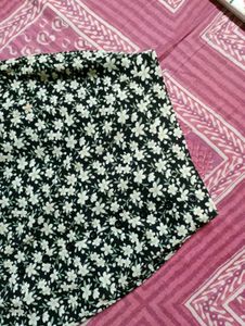 Floral Print Midi Skirt