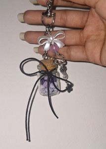 Cute Star Jar Charm (Purple)