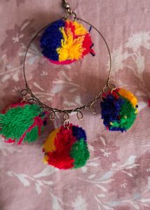 Pompom Earrings