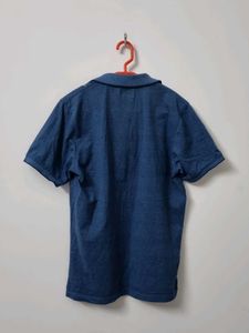 Blue Short Sleeve Polo T- Shirt