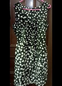 Black Nd White Sleeveless Dress