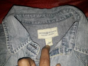 Ralph Lauren Denim Shirt | Premium Western Style |