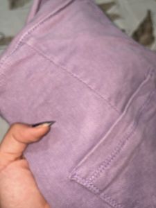 Lavender Pants And Black Pants