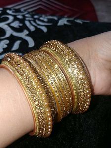 Golden Bangle Set