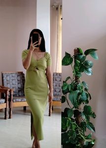 Cut-out Bodycon Maxi Dress