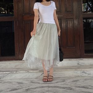 Korean Fairycore Pinterest Skirt