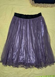 Purple Tulle Skirt