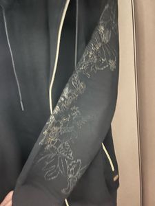 Stylish Black Zip-Up Hoodie